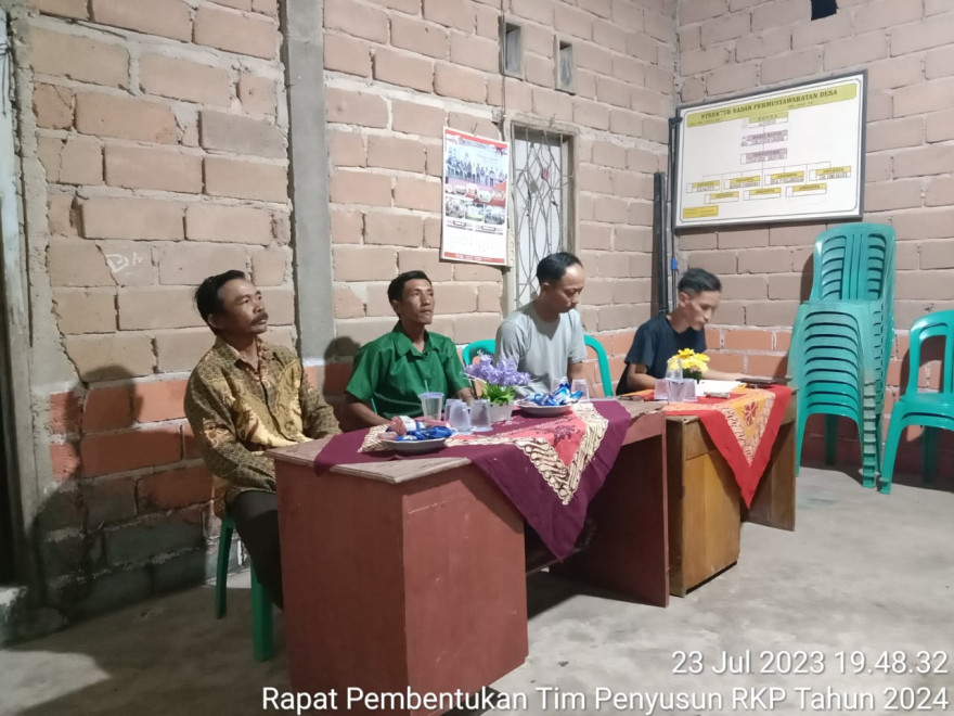 RAPAT PEMBENTUKAN TIM PENYUSUN RKP TAHUN 2024