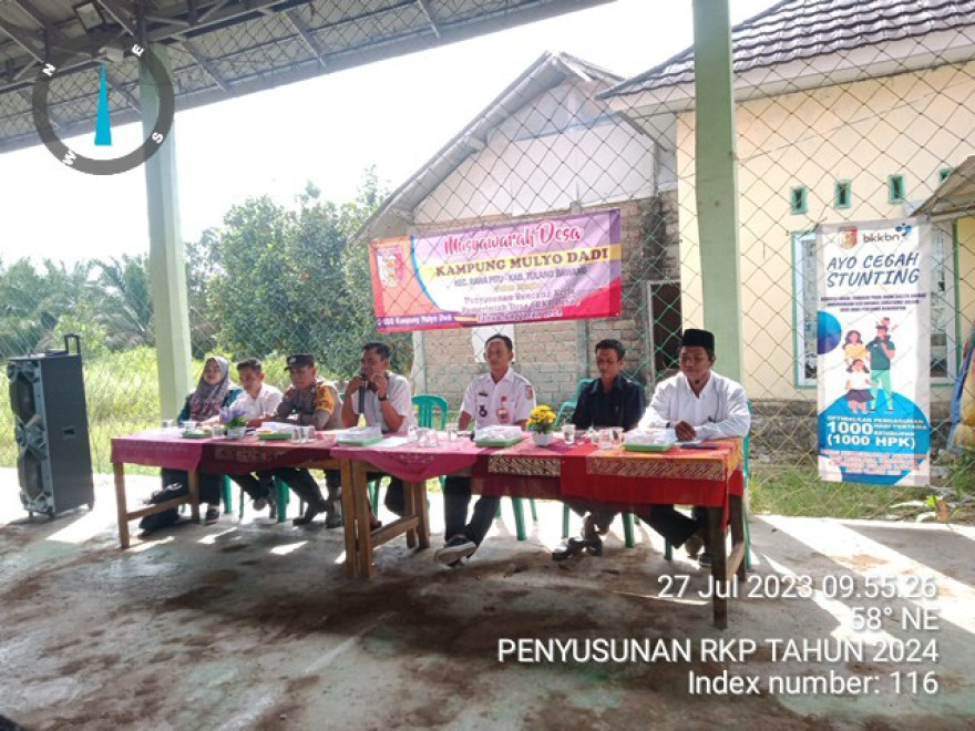 MUSYAWARAH RKP TAHUN 2024 KAMPUNG MULYO DADI